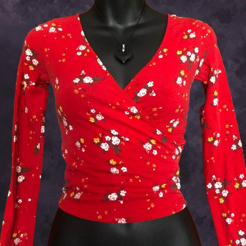 Garage Faux Wrap Top